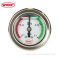 Bottom connection 4inch electric contact pressure gauge